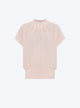 wide top in pointelle knit