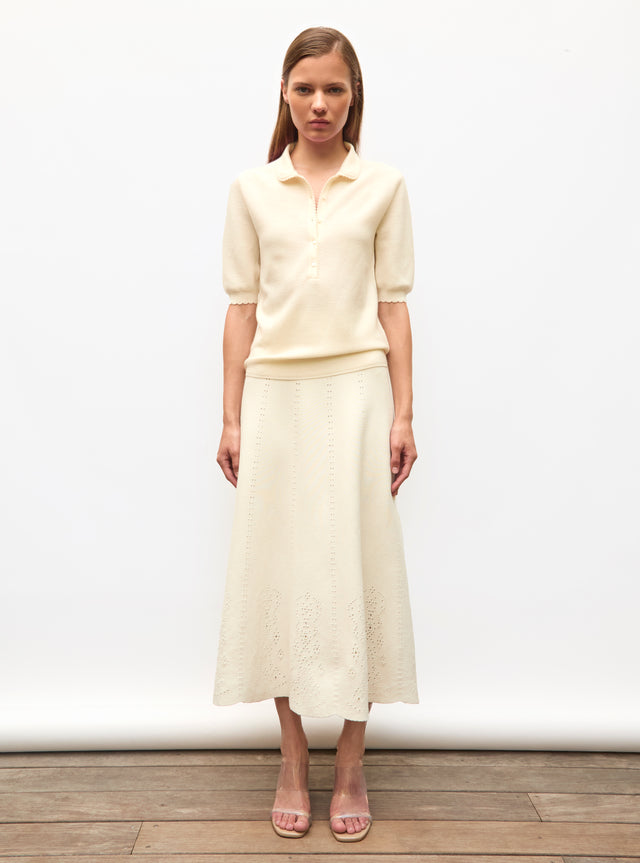 polo maille point mousse - Image principale