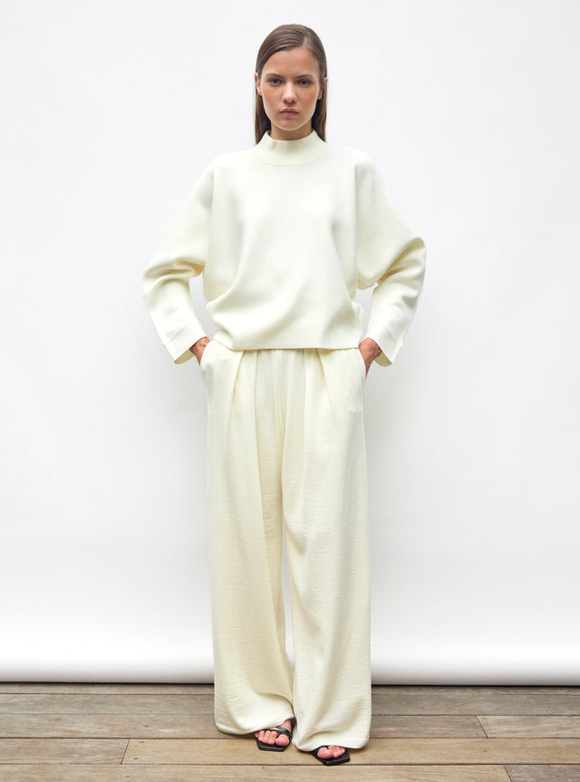 wide couture knit top - Image principale