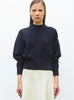 Pull de luxe femme - Pull fin maille gaufrée Nuit