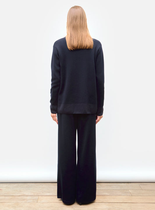 knit jacket with mini rick rack trim