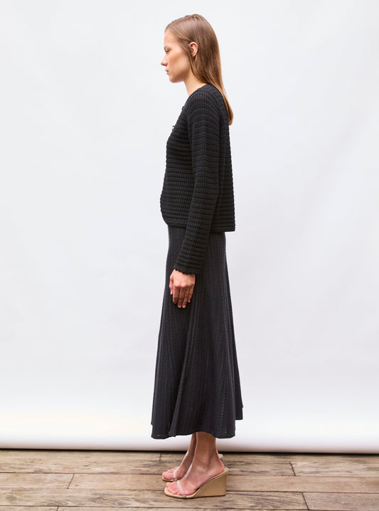 slim jacket in couture knit