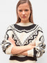 Pull maille jacquard Naturel - Molli
