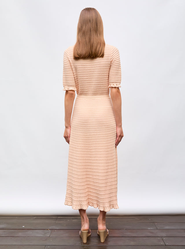 robe longue maille origami - Image principale