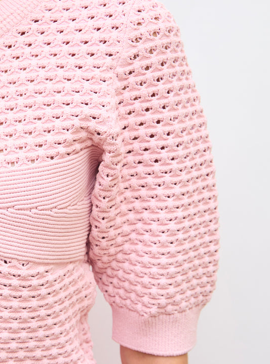 quilted knit top