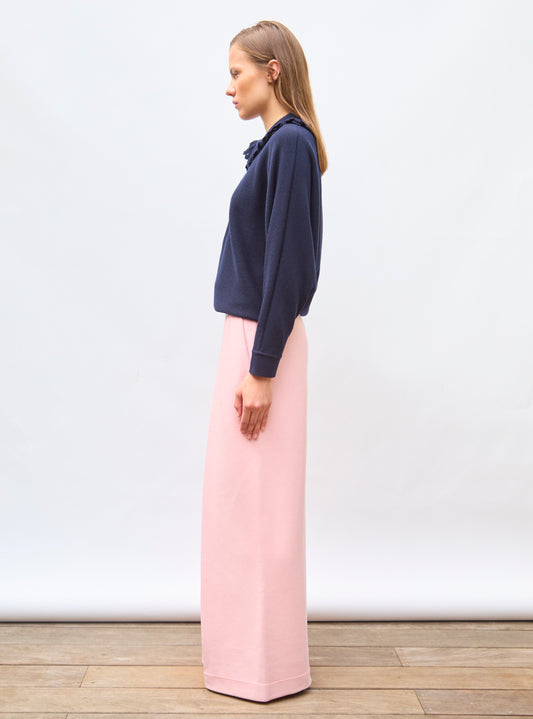 wide top with lace collar