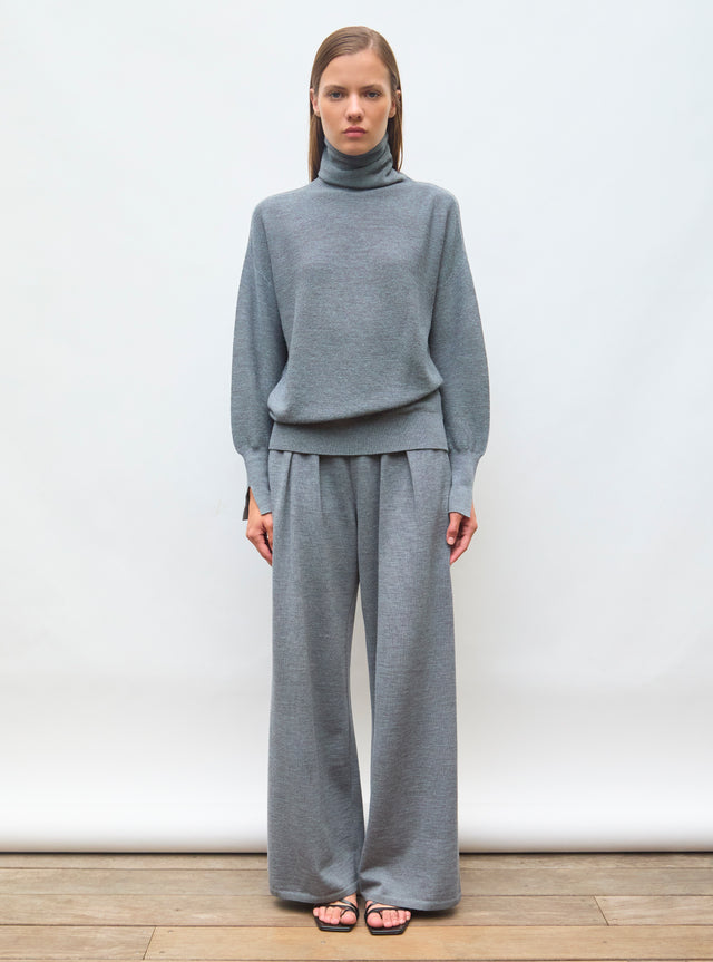 pantalon fluide maille fine jersey - Image principale