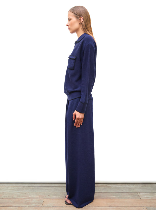 Chemise maille col gansé - Image principale