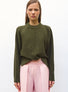 Pull loose maille entrelacée Rose Ballet - Molli