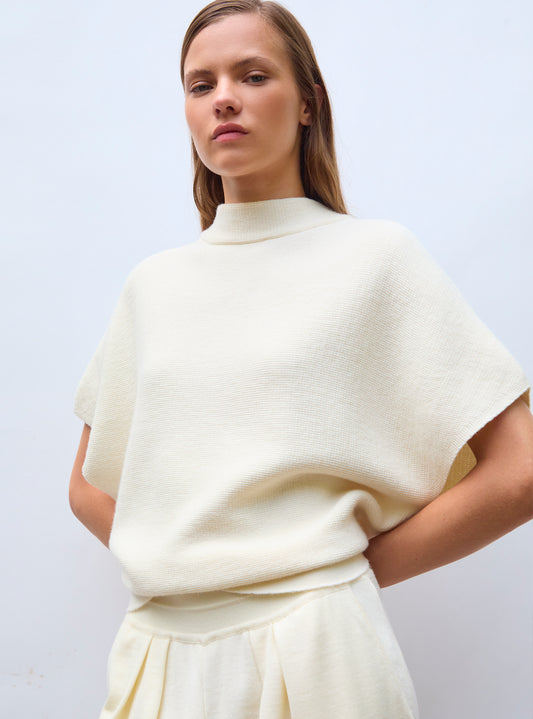 top ample maille moelleuse