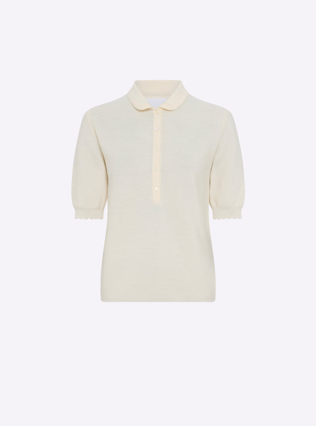 polo maille point mousse - Image principale