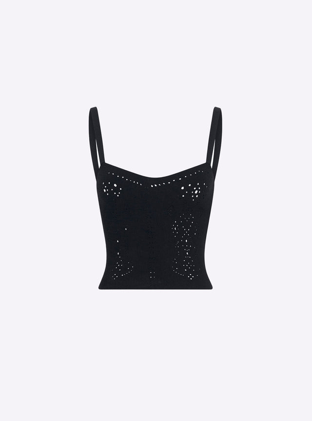 eyelet-embroidery bra - Image principale