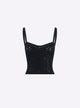 Eyelet-embroidery bra