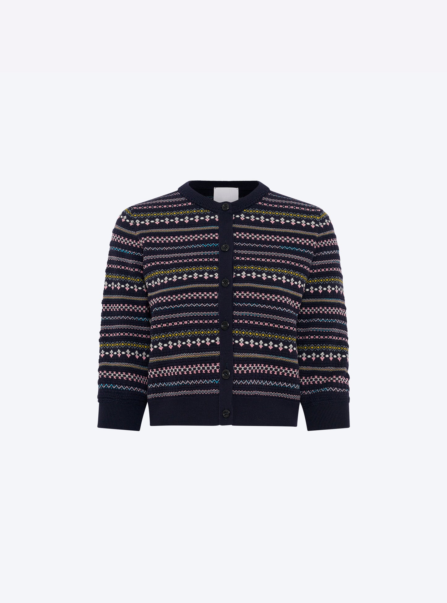 Cardigan motifs mini fair isle molli nuit multi - Molli