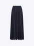 Jupe longue détails fair isle nuit multi - Molli