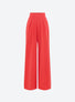 Pantalon fluide maille fine jersey coquelicot - Molli