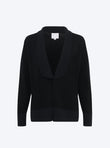 Knit jacket with mini rick rack trim