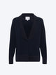 Knit jacket with mini rick rack trim