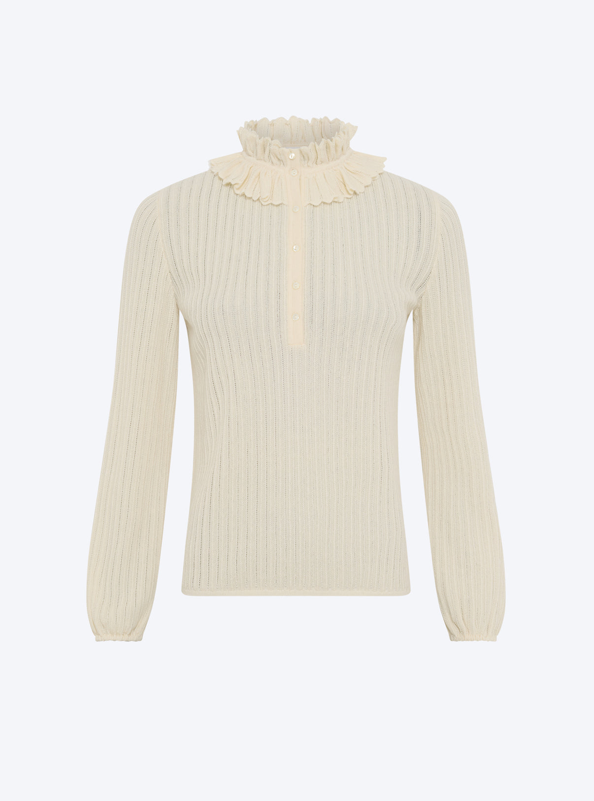 Blouse en maille mini-chevrons naturel - Molli