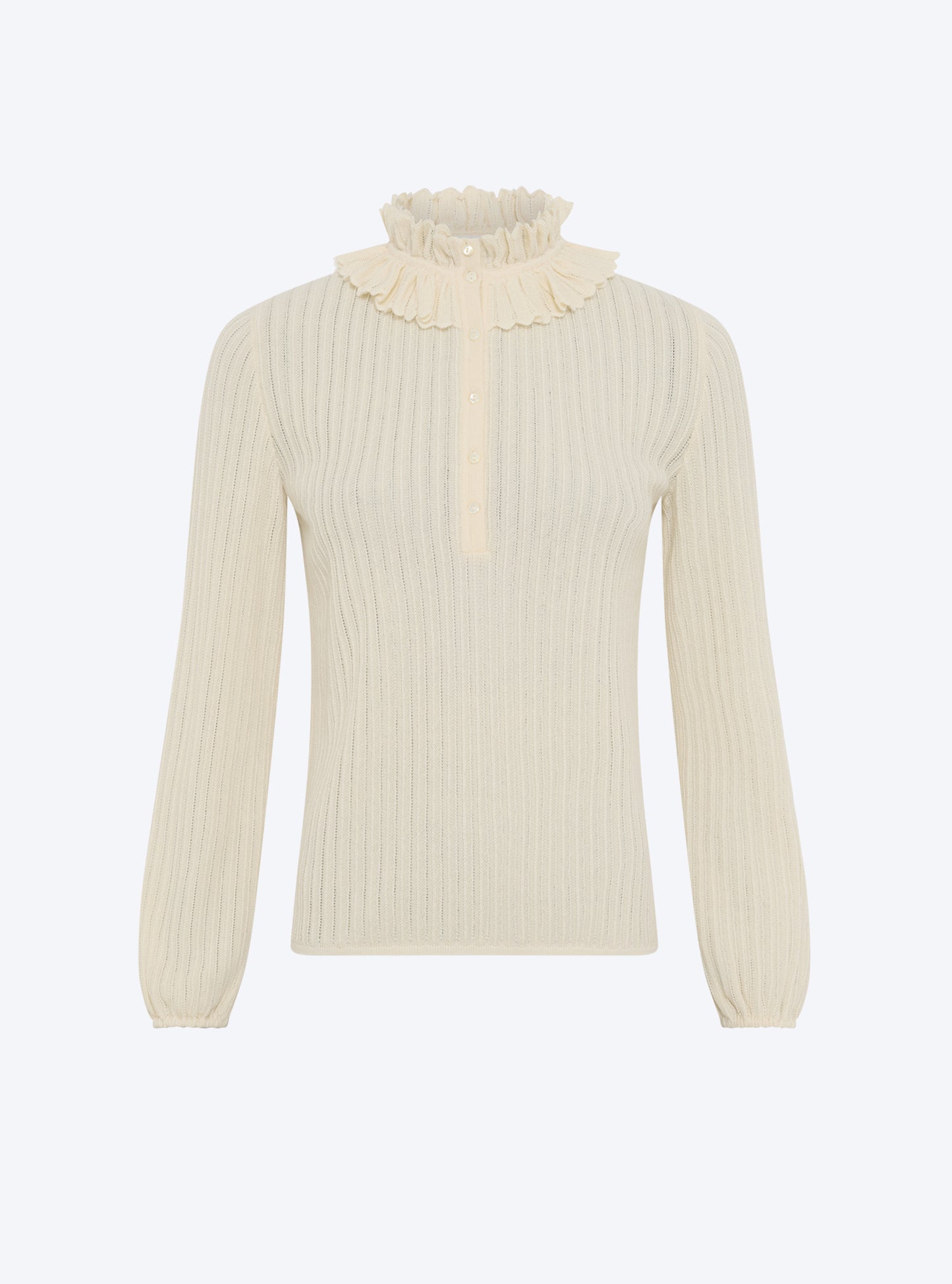 Blouse en maille mini-chevrons naturel - Molli