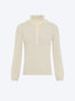 Blouse en maille mini-chevrons naturel - Molli