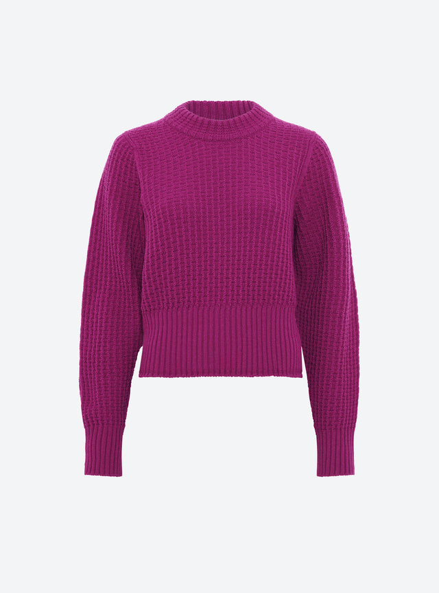pull fin maille gaufrée - Image principale