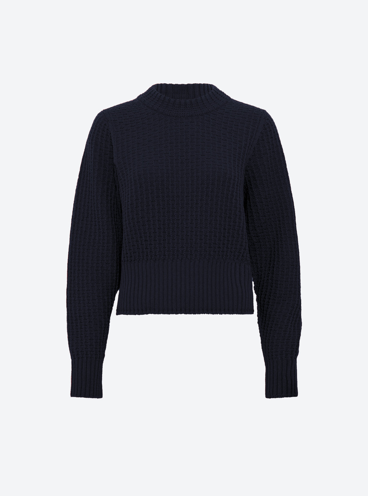 Pull fin en maille gaufrée molli nuit - Molli