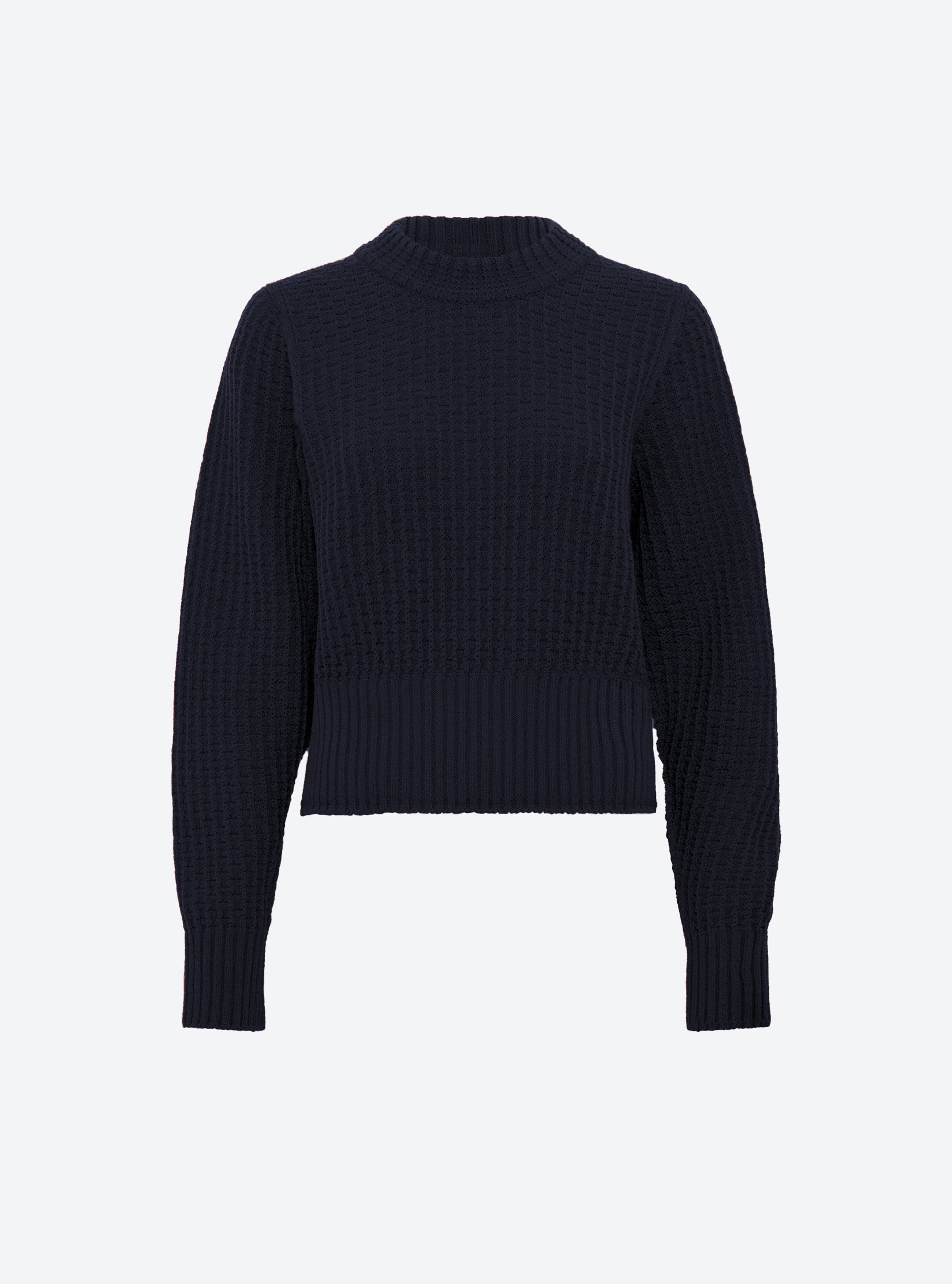 Pull fin en maille gaufrée molli nuit - Molli