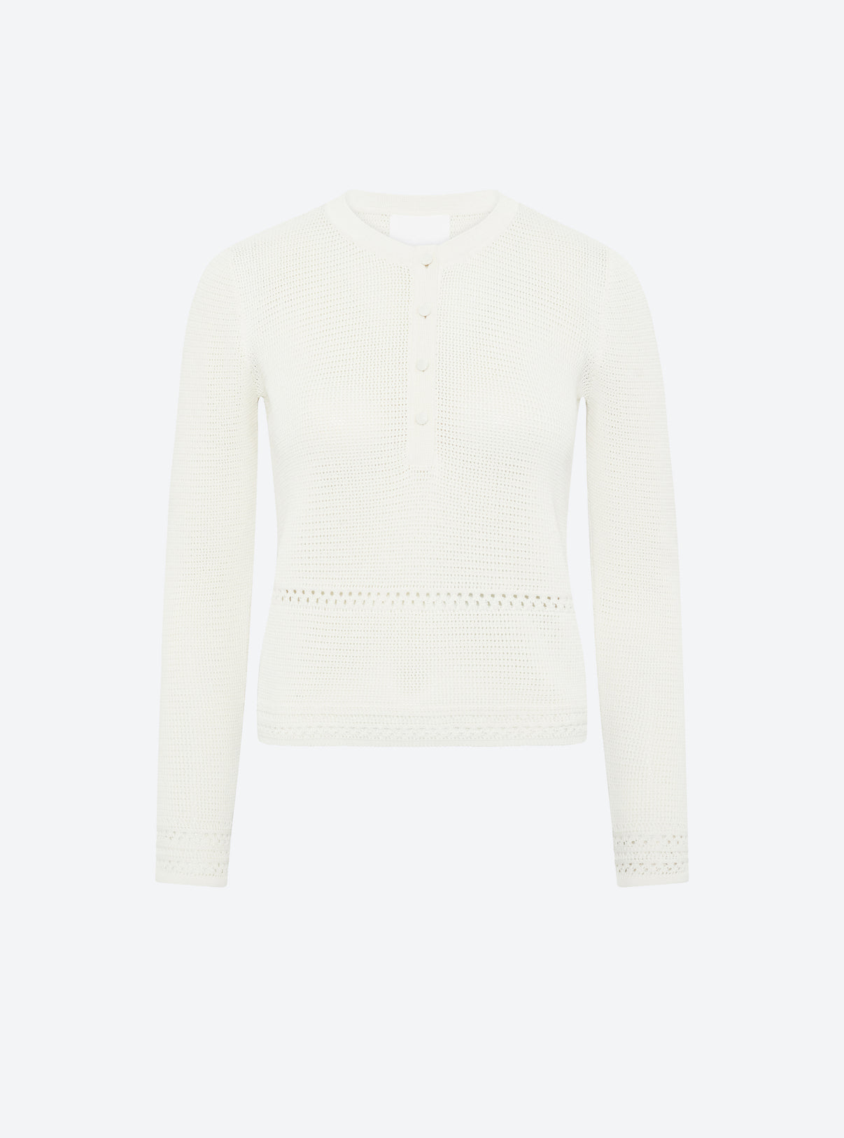 Top couture maille résille naturel - Molli