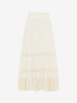 knit pencil skirt with fringe