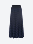delicate skirt in a wavy knit