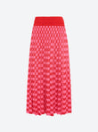 delicate skirt in a wavy knit