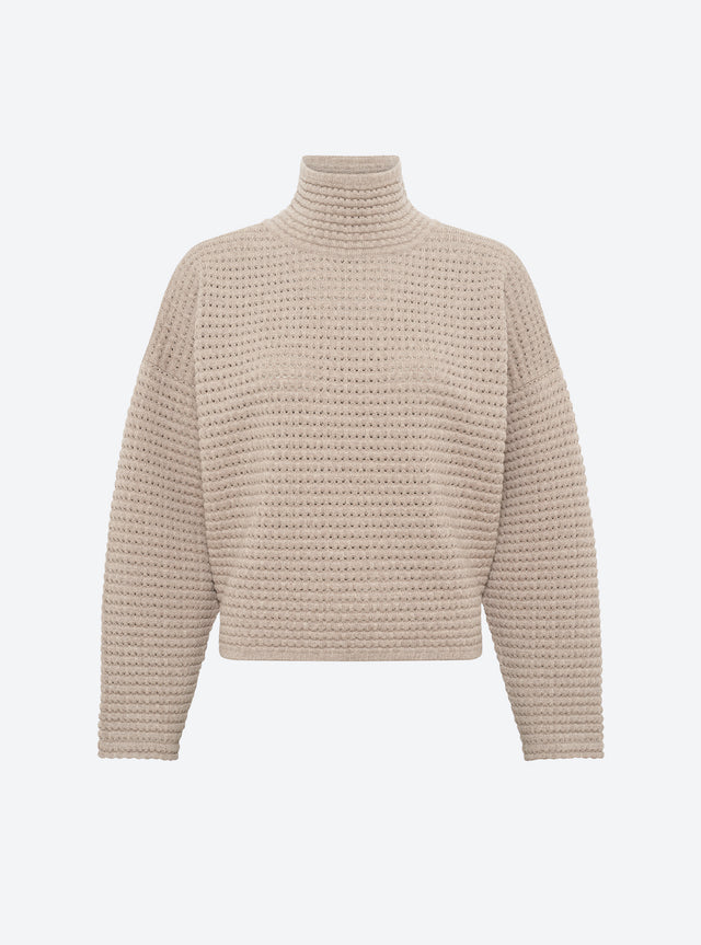pull maille résille de laine - Image principale