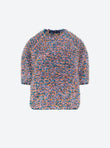 top plumetis manches coudes