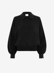 veste en maille col croquet