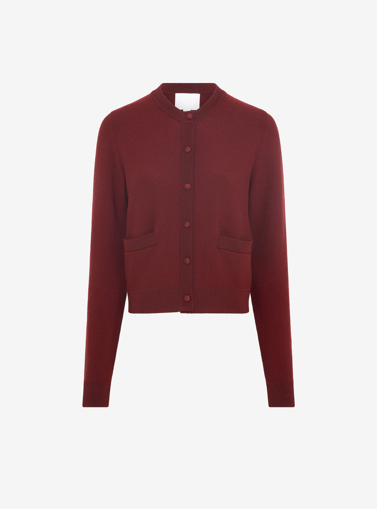 Cardigan maille point mousse Amarante - Molli