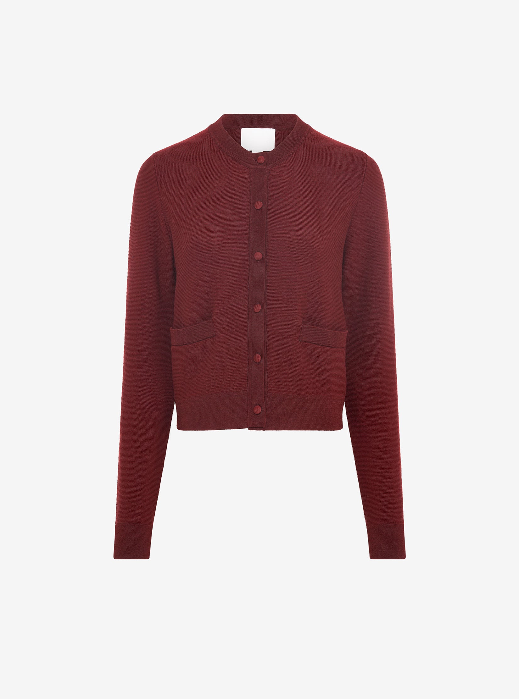 Cardigan maille point mousse Amarante - Molli_packshot