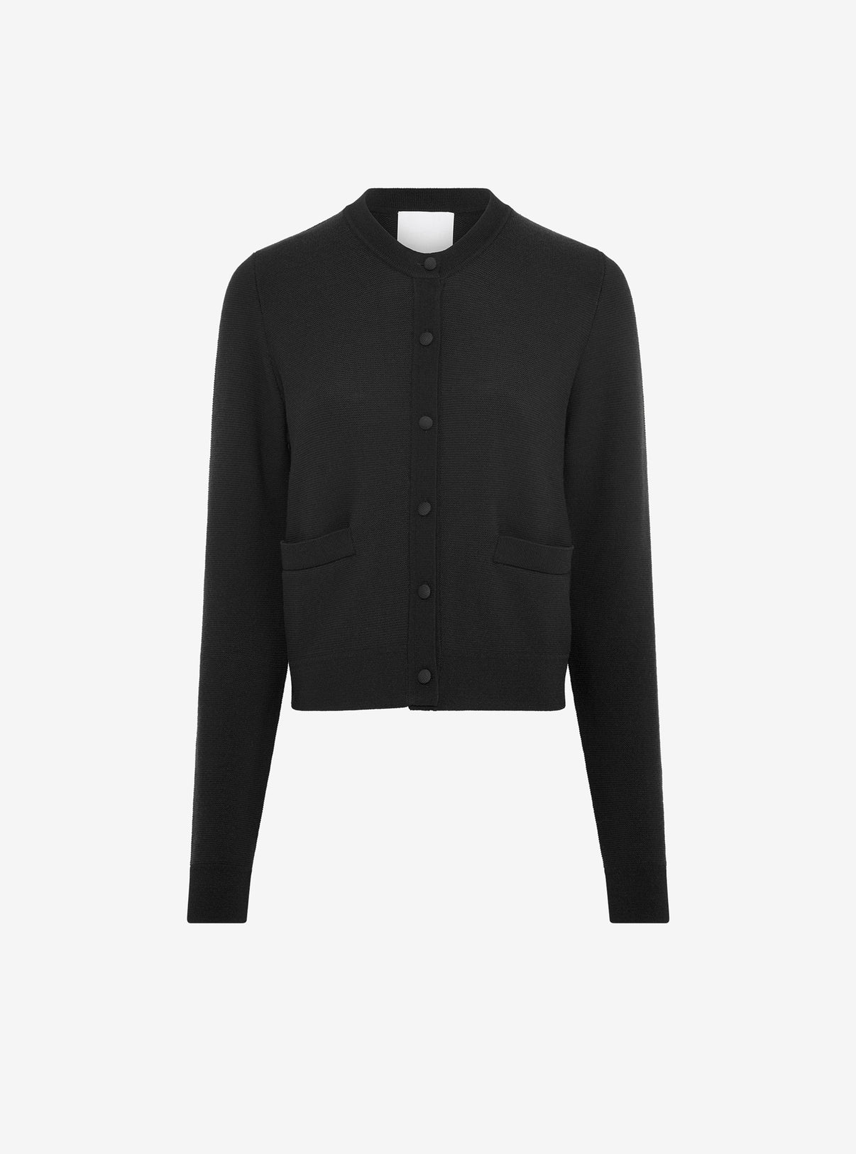 Cardigan maille point mousse Noir profond - Molli