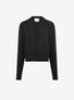 Cardigan maille point mousse Noir profond - Molli
