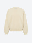 smocked edgings sweatshirt