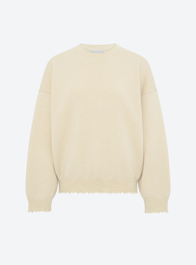 Smocked edgings sweatshirt - Image principale