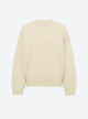 smocked edgings sweatshirt