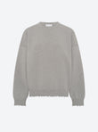 smocked edgings sweatshirt