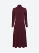 robe longue maille plissée