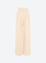 Pantalon de luxe femme - Pantalon fluide maille fine jersey Dune