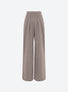 Pantalon fluide maille fine jersey Châtaigne - Pantalon de luxe