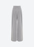 Pantalon fluide maille fine jersey Gris moyen - Vêtement de luxe femme