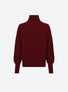 oversized slim top with stand-up collar