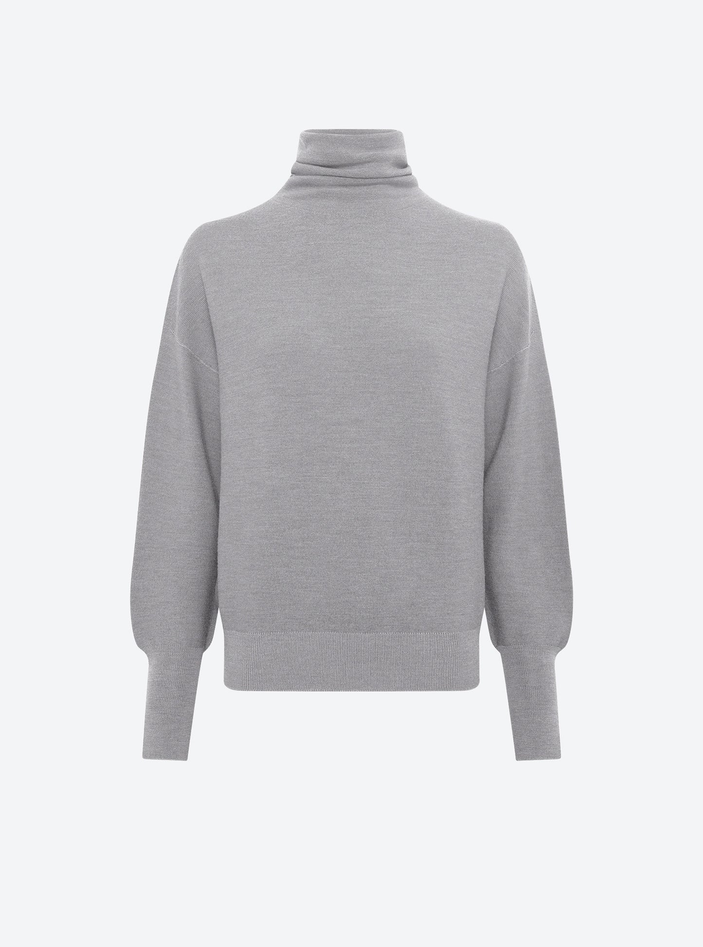 Pull fin col montant