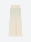 fluid skirt in cannage knit